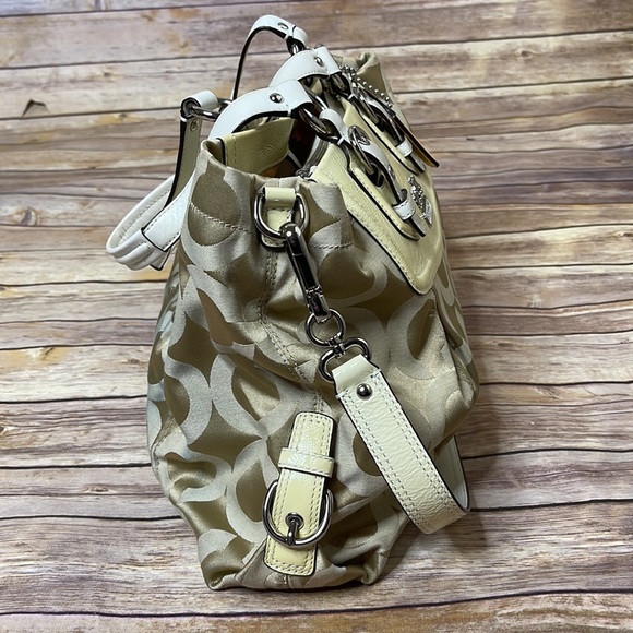 👜Coach Madison Op Art Sateen Carryall - Picture 8 of 16